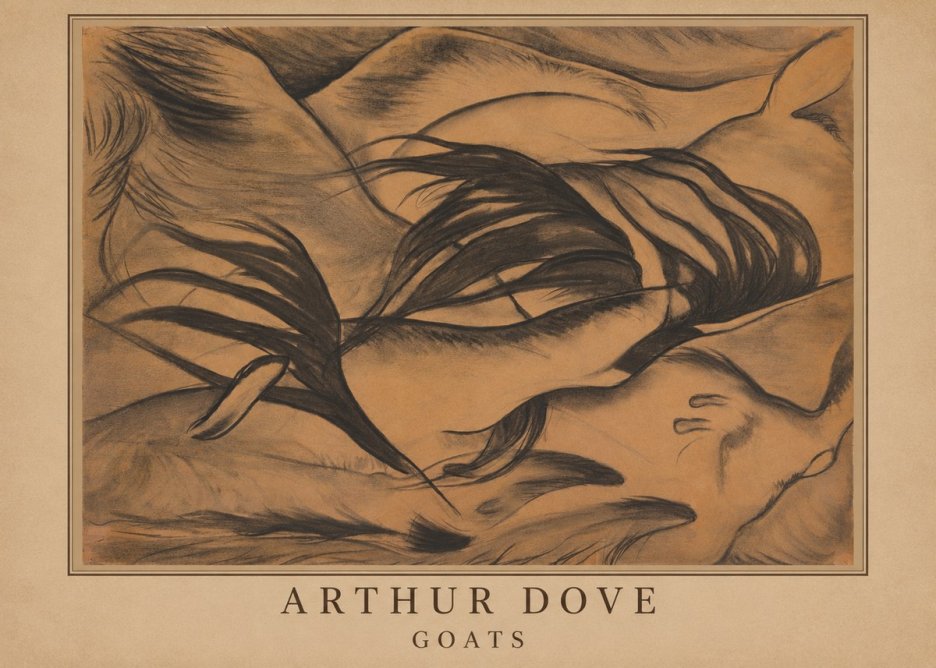 Arthur Dove Goats No3 - Poster