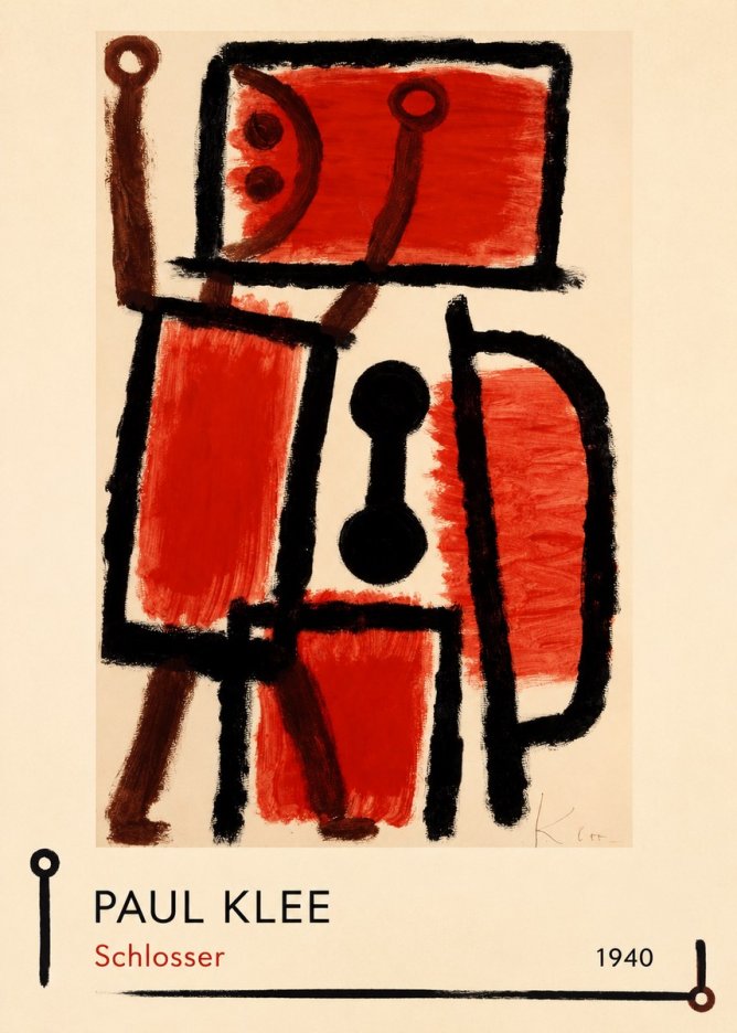 Paul Klee Schlosser No1 - Poster