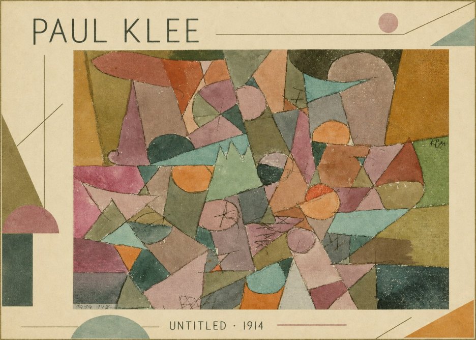 Paul Klee Untitled No1 - Poster