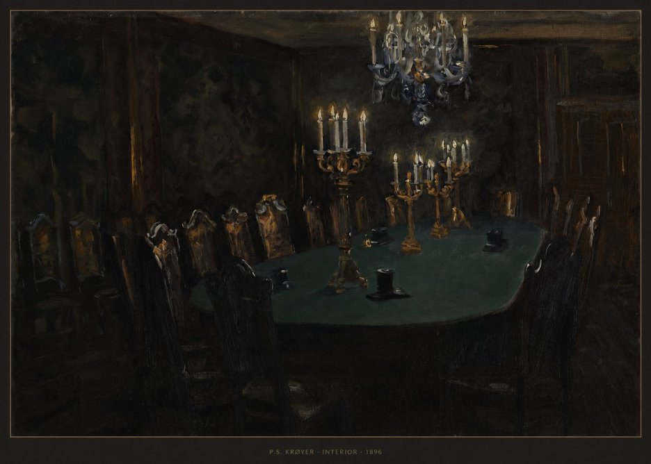 P.S. Krøyer Interior No5 - Poster