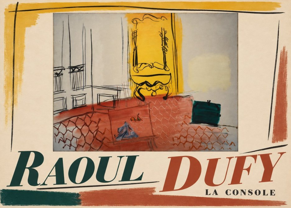 Raoul Dufy La Console No4 - Poster