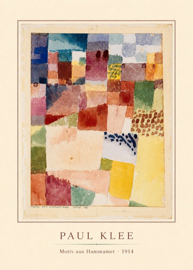 Paul Klee Motiv Aus Hammamet No3 - Poster