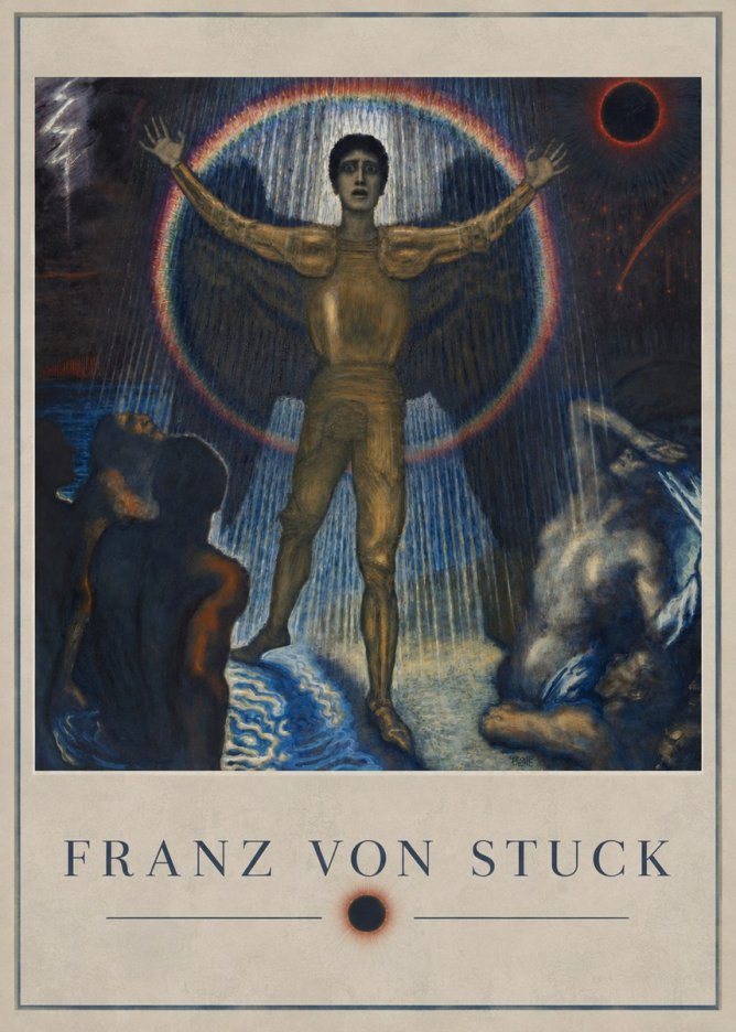 Franz von Stuck Lucifer No2 - Poster