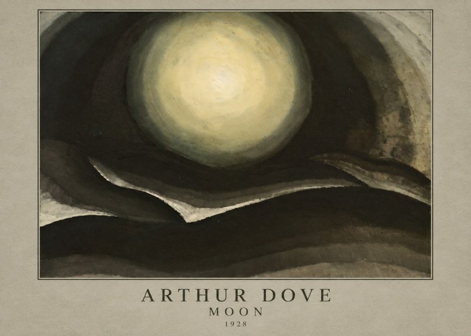 Arthur Dove Moon No4 - Poster