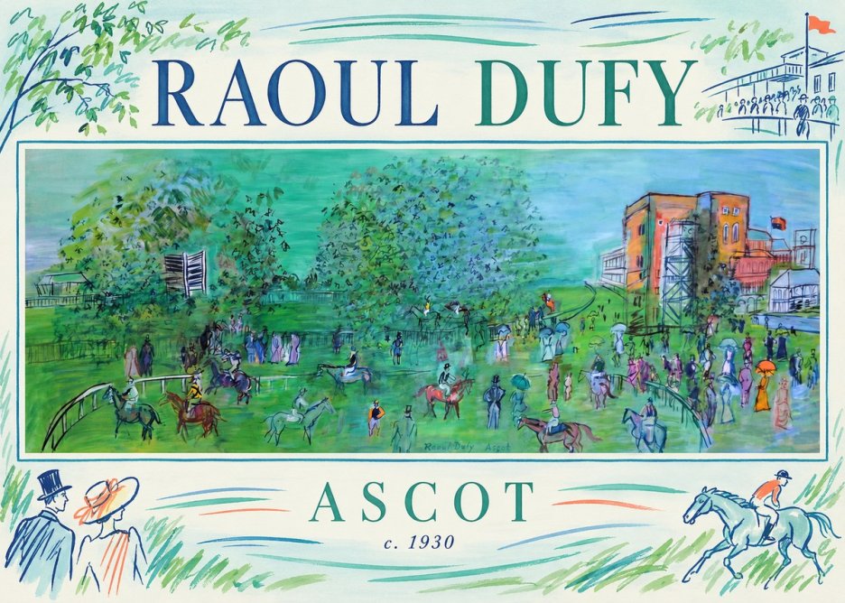 Raoul Dufy Ascot C. 1930 I No1 - Poster