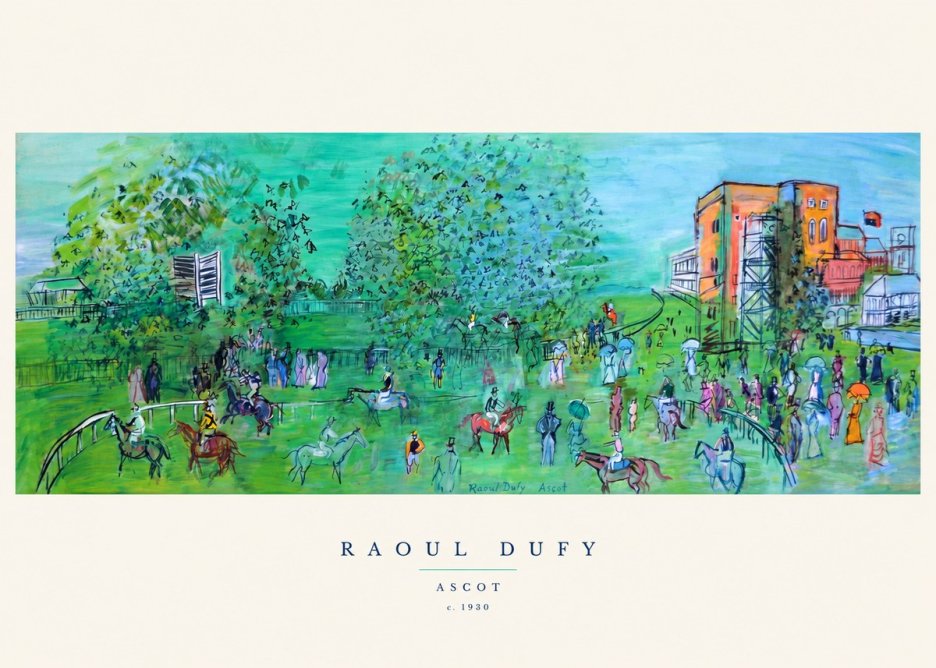 Raoul Dufy Ascot C. 1930 I No6 - Poster