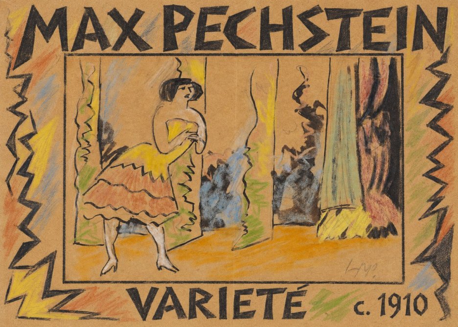 Max Pechstein Varieté No1 - Poster