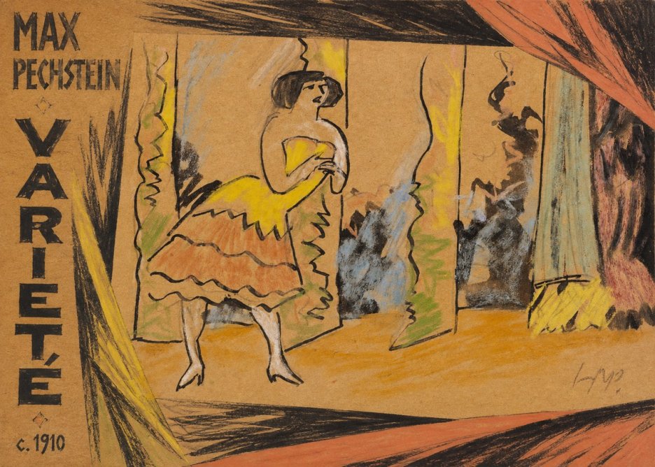 Max Pechstein Varieté No4 - Poster