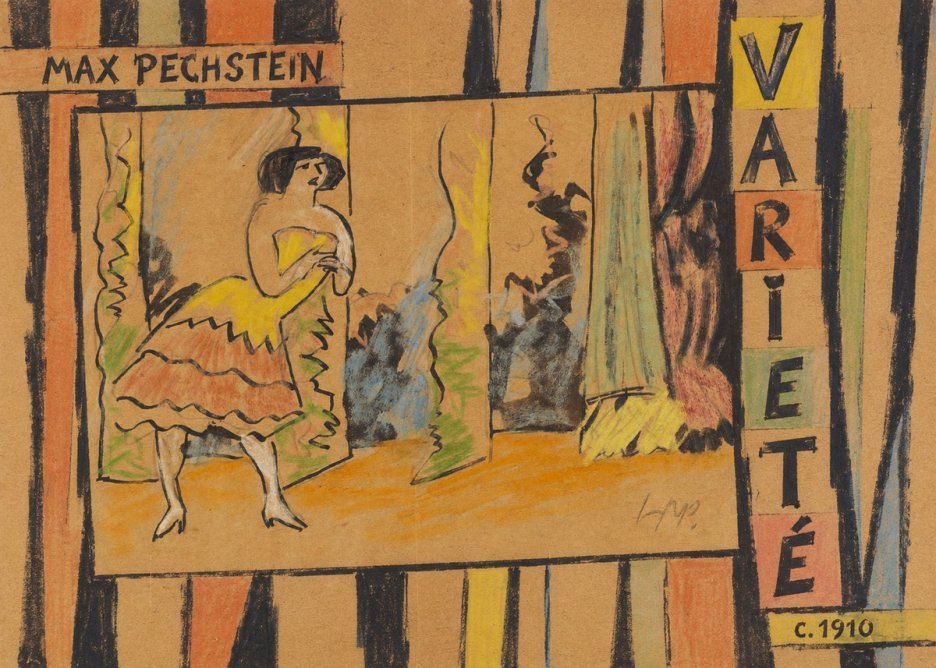 Max Pechstein Varieté No6 - Poster