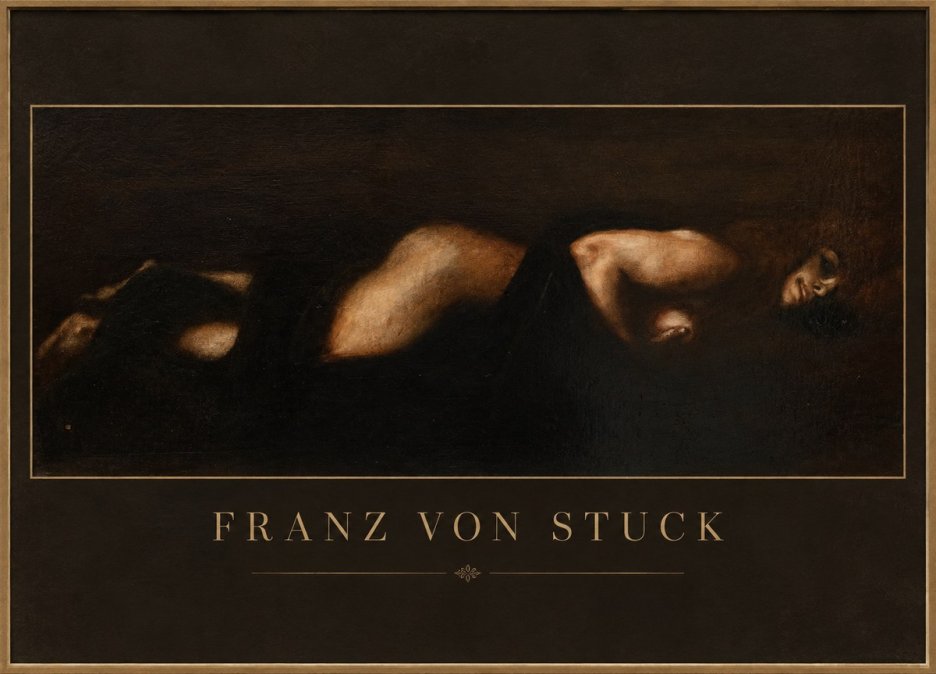Franz von Stuck Der Schlaf No1 - Poster