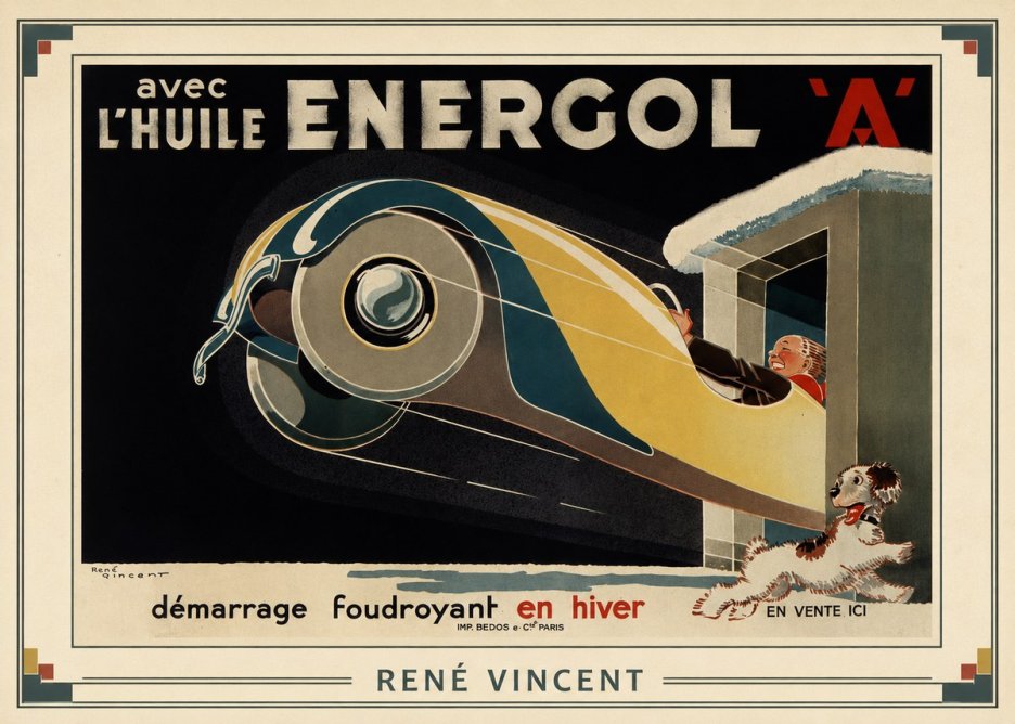 René Vincent Energol 'A' No1 - Poster
