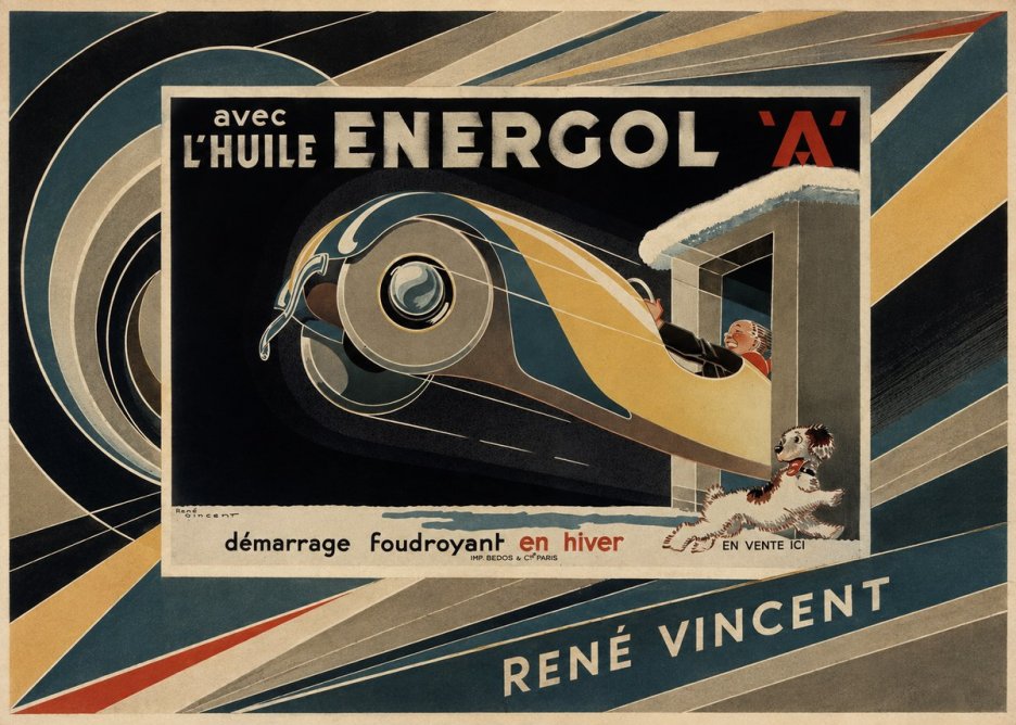 René Vincent Energol 'A' No5 - Poster