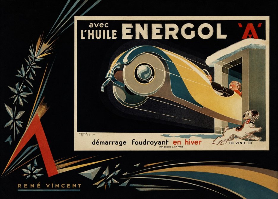 René Vincent Energol 'A' No6 - Poster