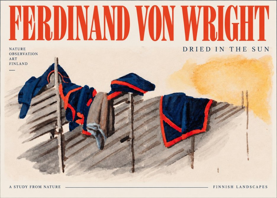 Ferdinand von Wright Study of Military Clothing No4 - Poster