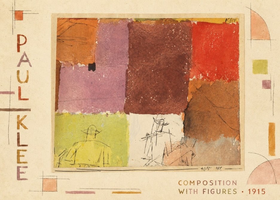 Paul Klee Composition with Figures II No2 - Poster