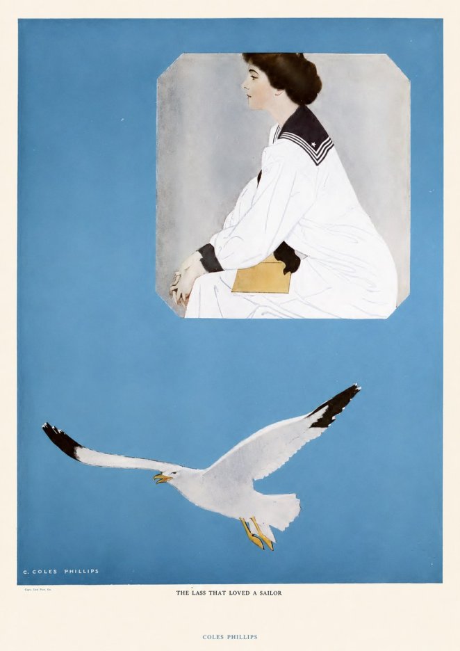 Coles Phillips The Lass That Loved a Sailor No6 - Poster