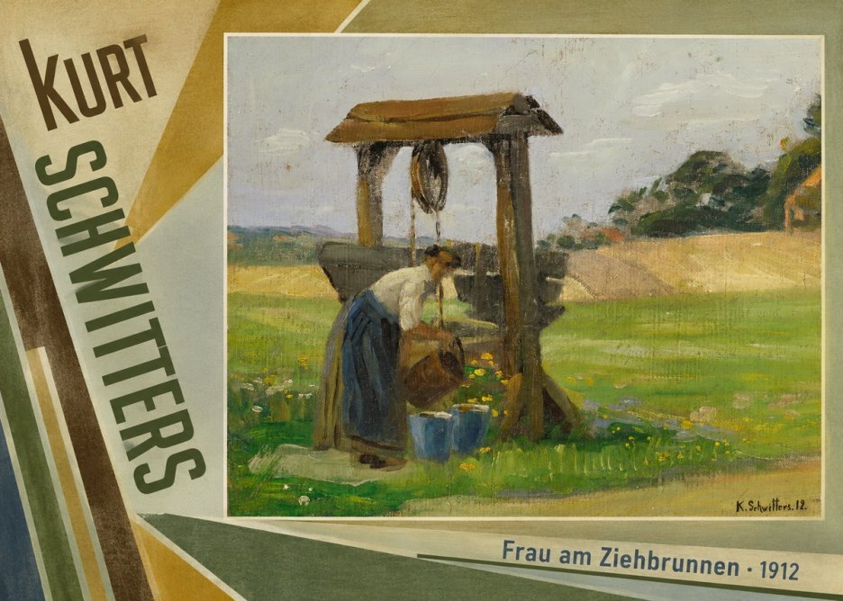 Kurt Schwitters Frau Am Ziehbrunnen No5 - Poster