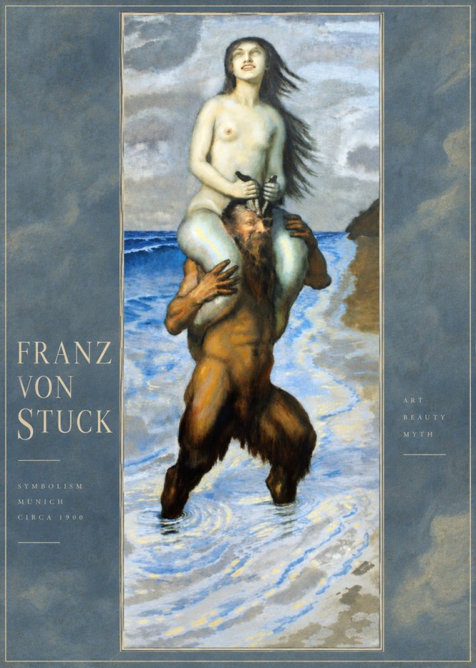 Franz von Stuck The Birth of Venus No6 - Poster