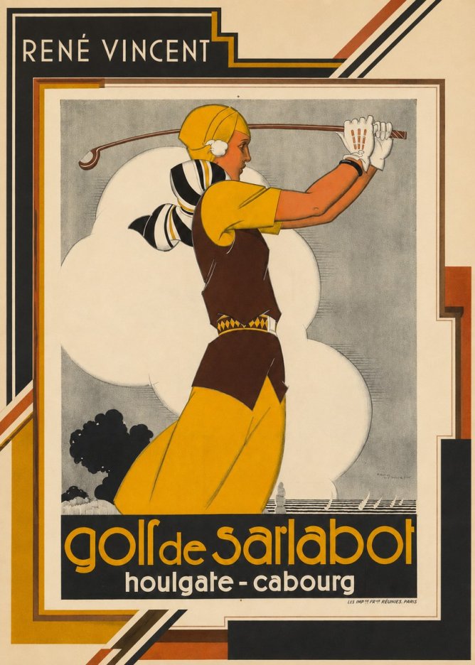 René Vincent Golf De Sarlabot No2 - Poster