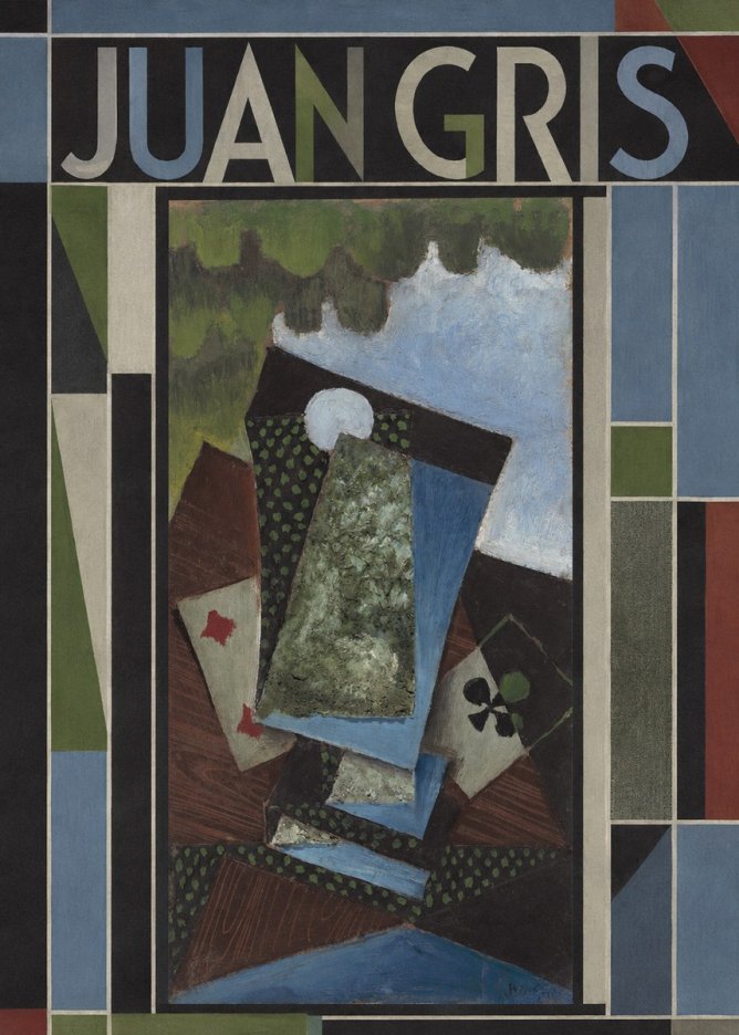 Juan Gris Playing Cards and a Siphon No3 - Poster