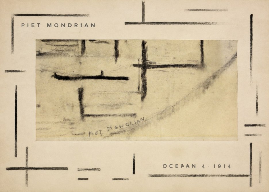 Piet Mondrian Ocean 4 No2 - Poster