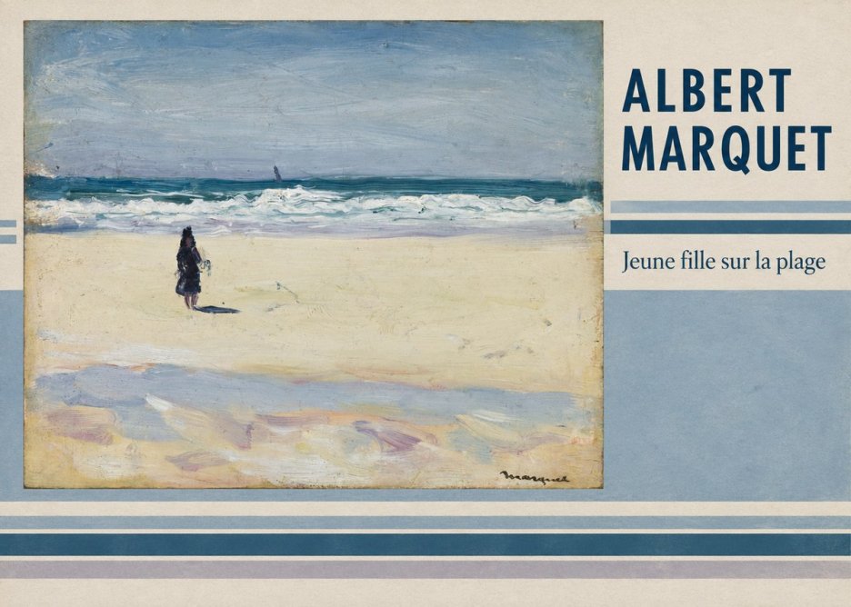Albert Marquet Jeune Fille Sur La Plage No2 - Poster
