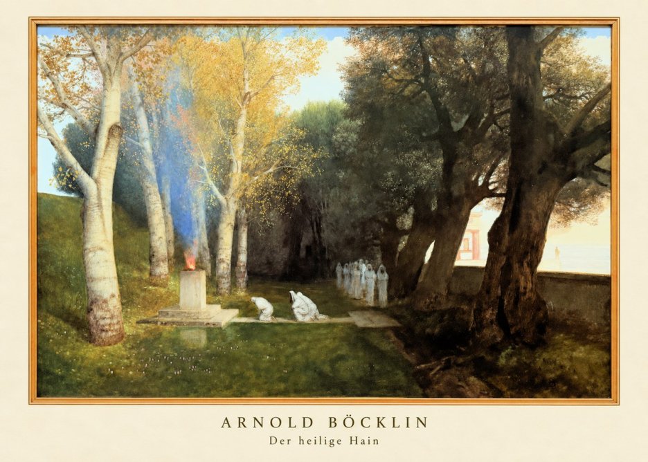Arnold Böcklin Der Heilige Hain II No2 - Poster