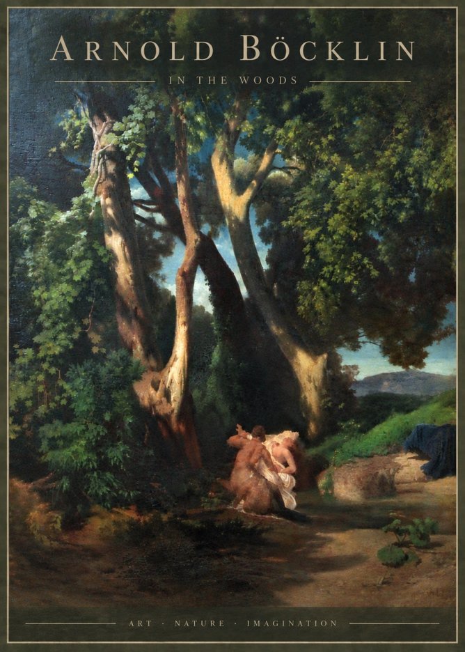Arnold Böcklin In the Woods No6 - Poster