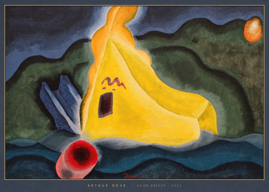 Arthur Dove Good Breeze No6 - Poster