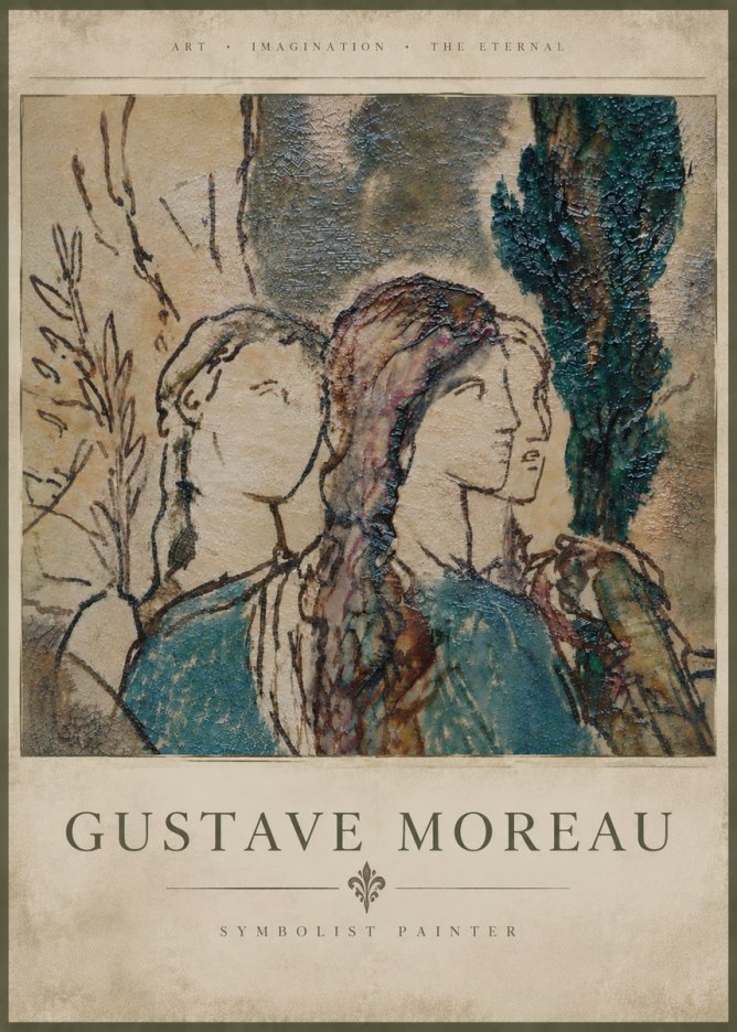 Gustave Moreau Untitled II No6 - Poster
