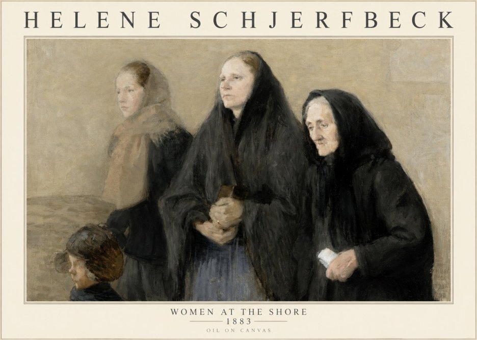 Helene Schjerfbeck Women at the Shore No1 - Poster