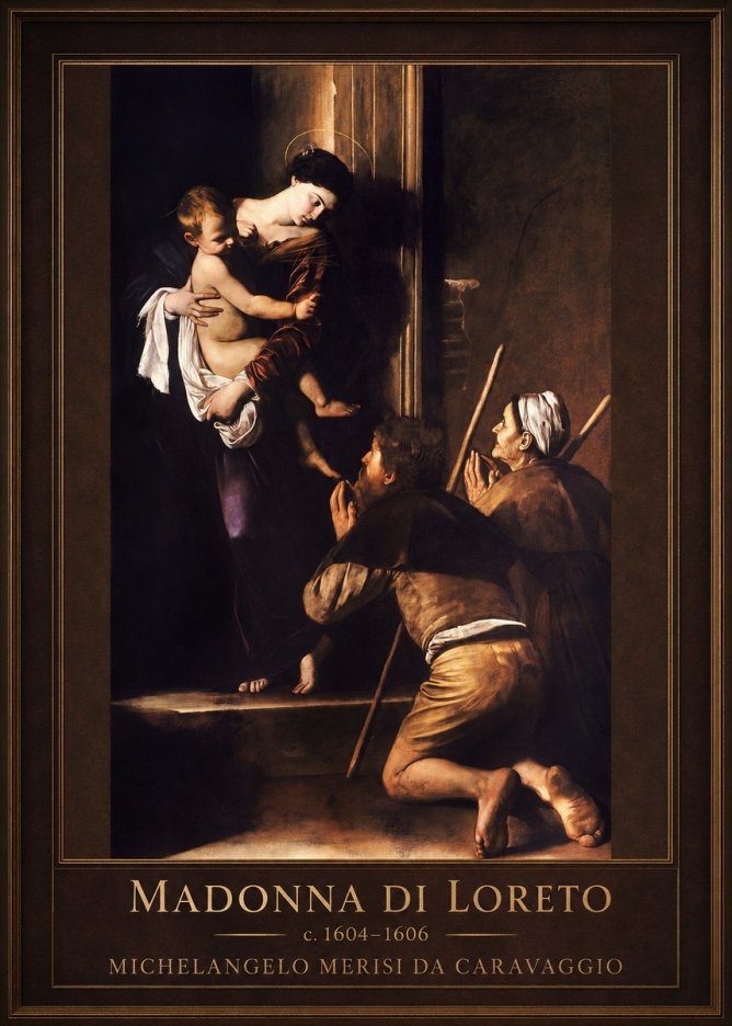 Michelangelo Merisi da Caravaggio Madonna Di Loreto No3 - Poster
