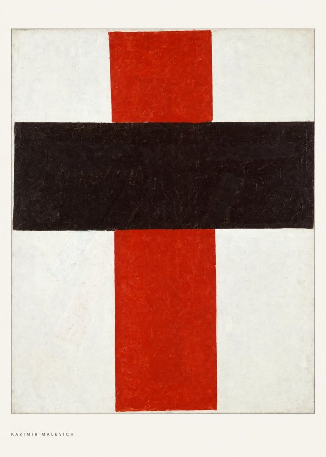 Kazimir Malevich Suprematist Composition I No4 - Poster