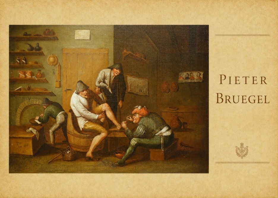 Pieter Bruegel The Foot Operation No4 - Poster