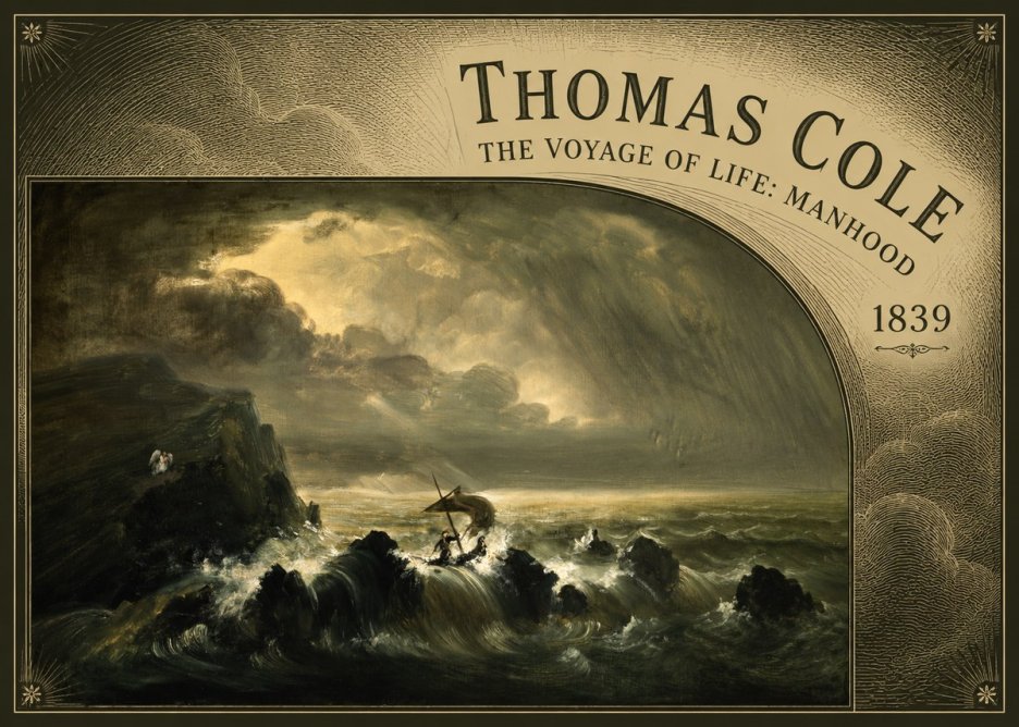 Thomas Cole The Voyage of Life: Manhood IV No5 - Poster