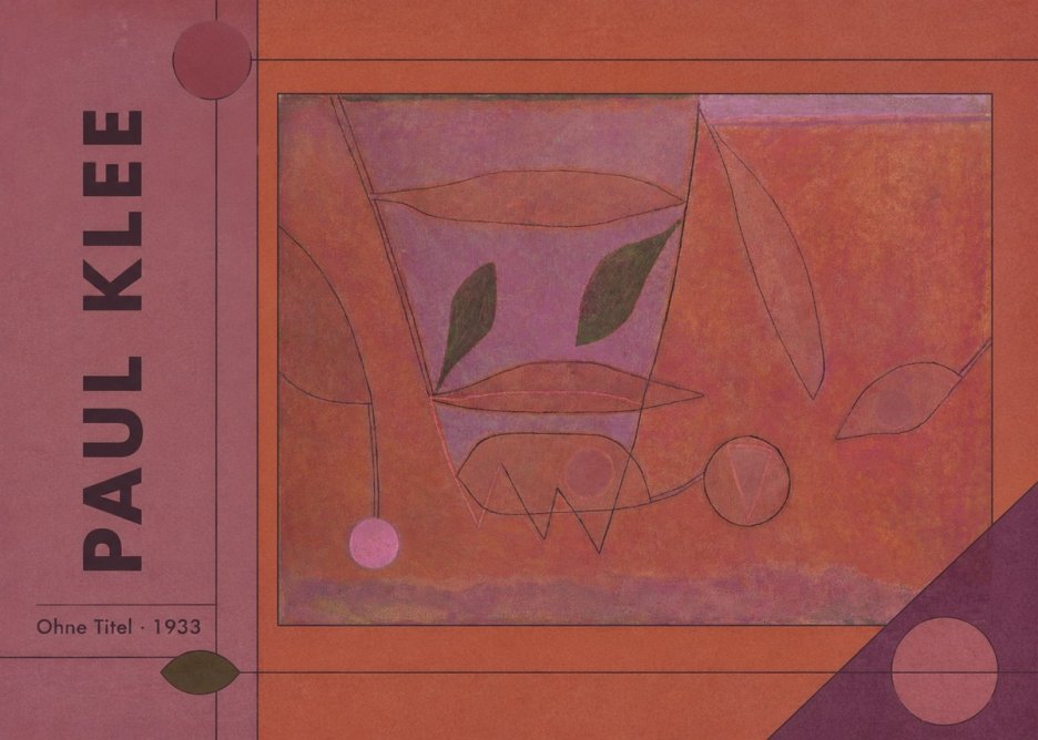 Paul Klee Ohne Titel II No5 - Poster