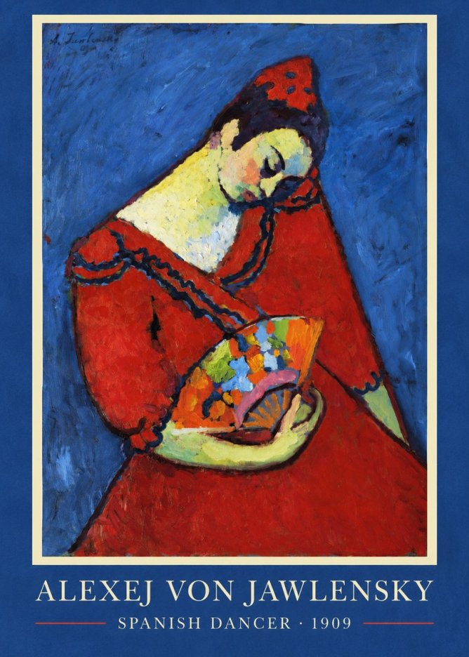 Alexej von Jawlensky Spanish Dancer No3 - Poster