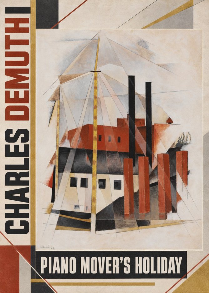 Charles Demuth Piano Mover's Holiday No2 - Poster