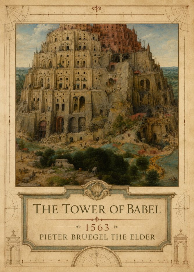 Pieter Bruegel The Tower of Babel XVII No3 - Poster