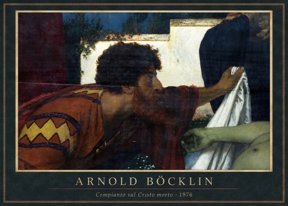Arnold Böcklin Compianto Sul Cristo Morto No1 - Poster