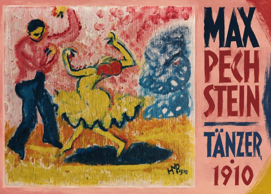 Max Pechstein Tänzer • 1910 No2 - Poster