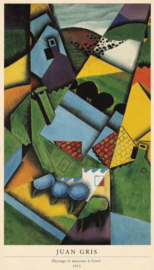 Juan Gris Paysage Et Maisons À Céret No6 - Poster