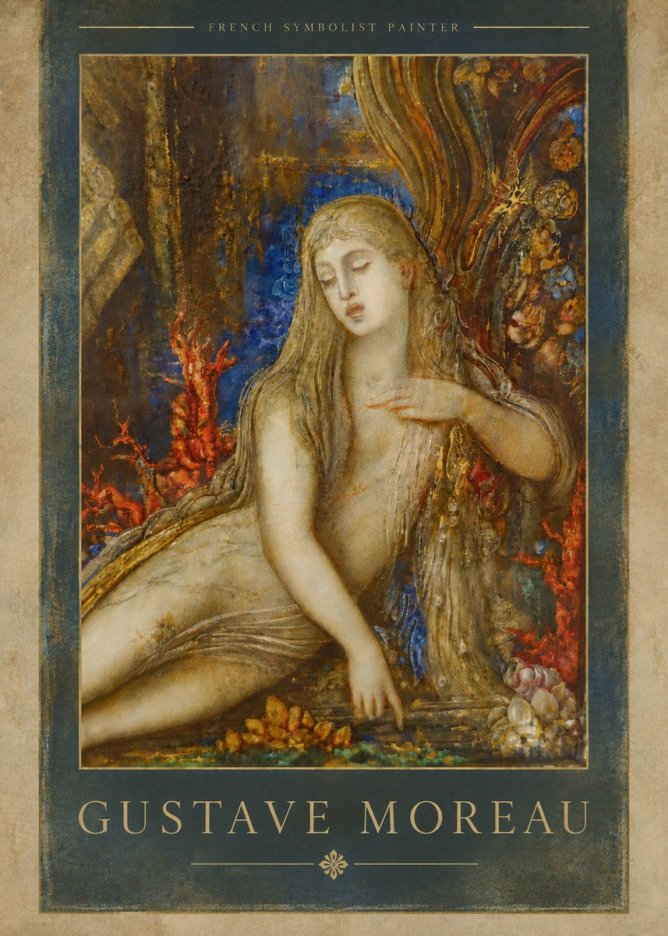 Gustave Moreau Galatea II No4 - Poster