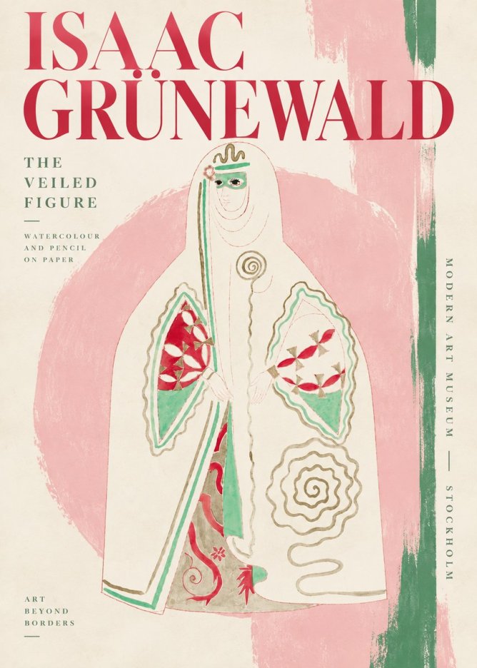 Isaac Grünewald The Veiled Figure No3 - Poster