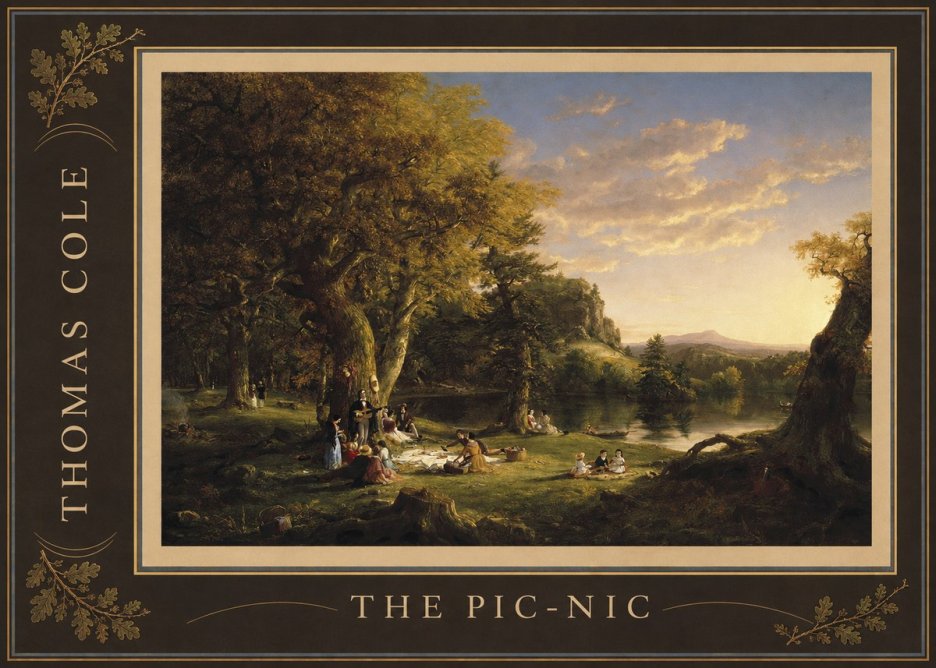 Thomas Cole The Pic-nic II No2 - Poster