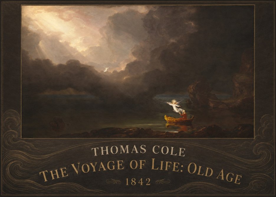 Thomas Cole The Voyage of Life: Old Age IV No4 - Poster