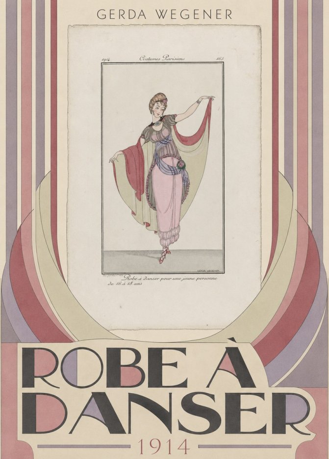 Gerda Wegener Robe À Danser No5 - Poster