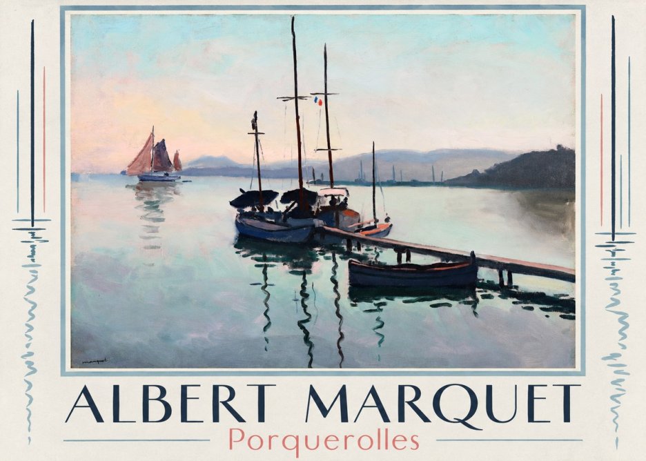 Albert Marquet Porquerolles No1 - Poster