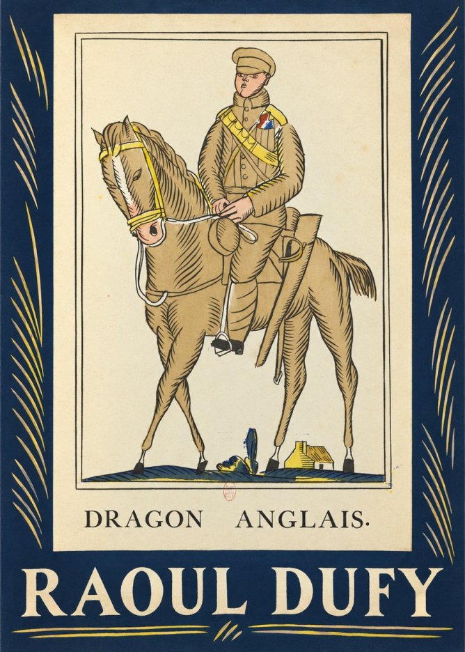 Raoul Dufy Dragon Anglais No3 - Poster
