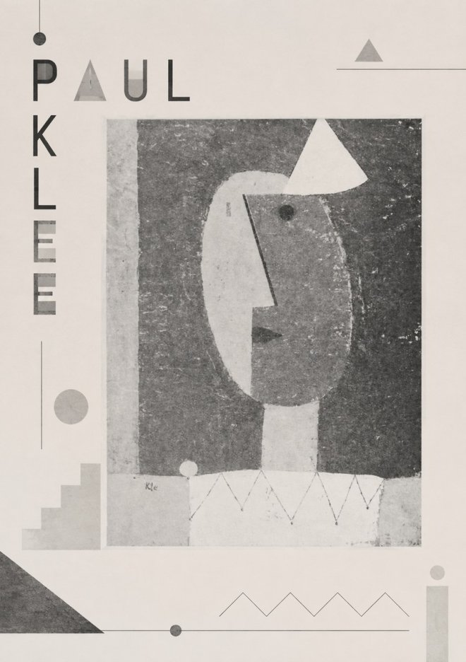 Paul Klee The Clown No4 - Poster